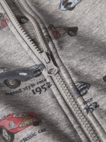 NAME IT Sweat Cardigan Reiner Grey Melange
